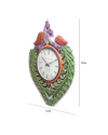 Multicolour Solid Wood Wall Clock
